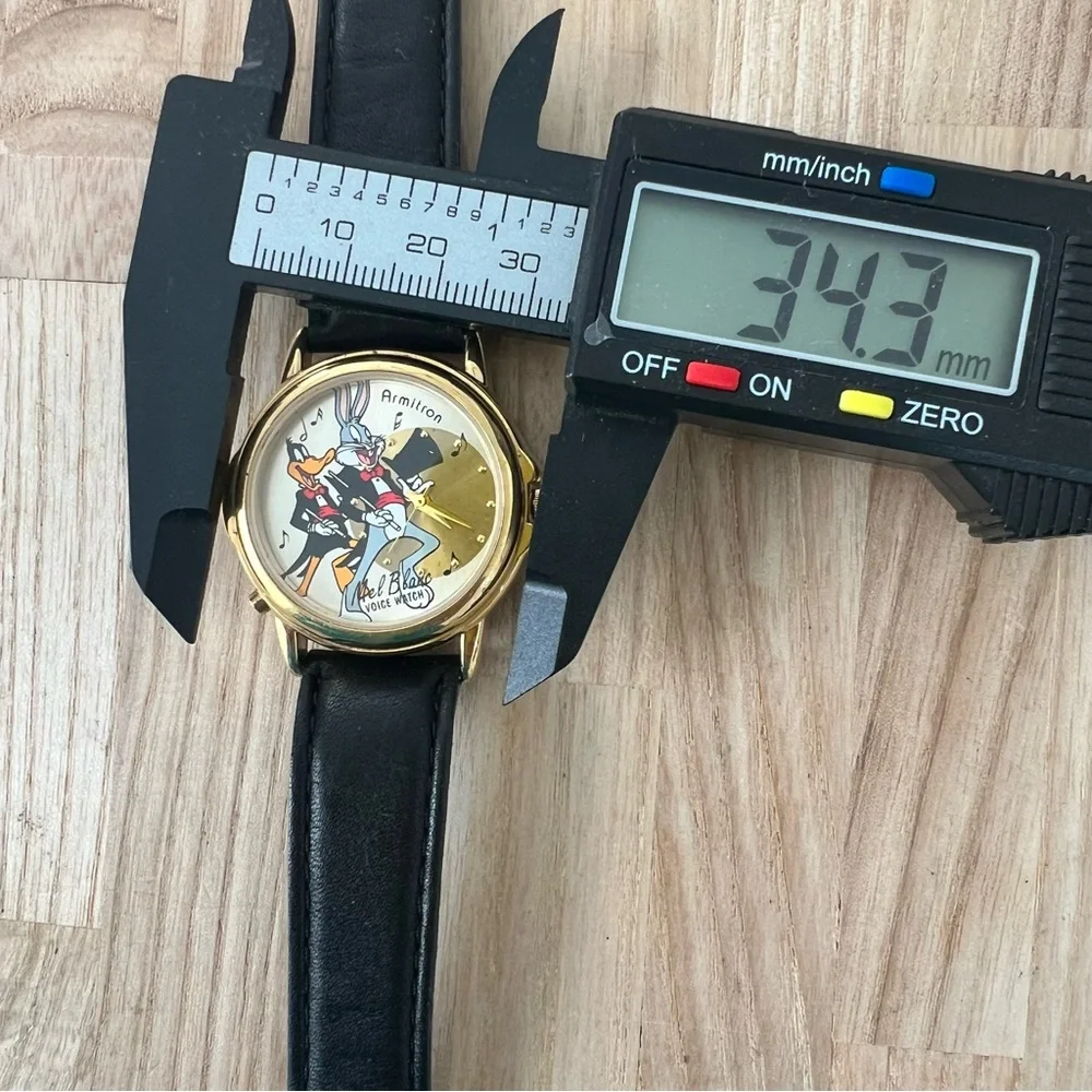 Armitron Bugs Bunny & Daffy Duck Mel Blanc Singing Show Watch NEW BATTERY